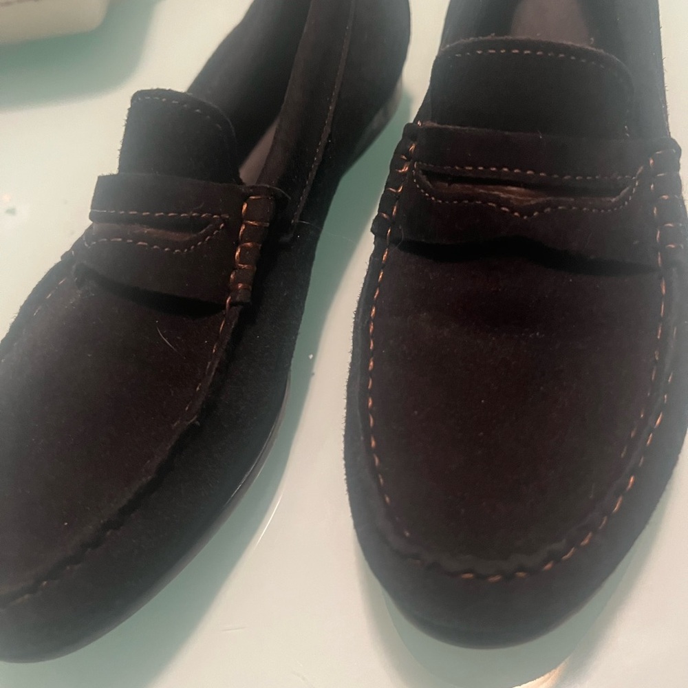 Munro Black Suede Loafers - Picture 2 of 5